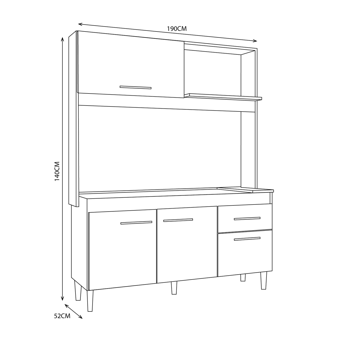 Mueble de Cocina Sara Blanco