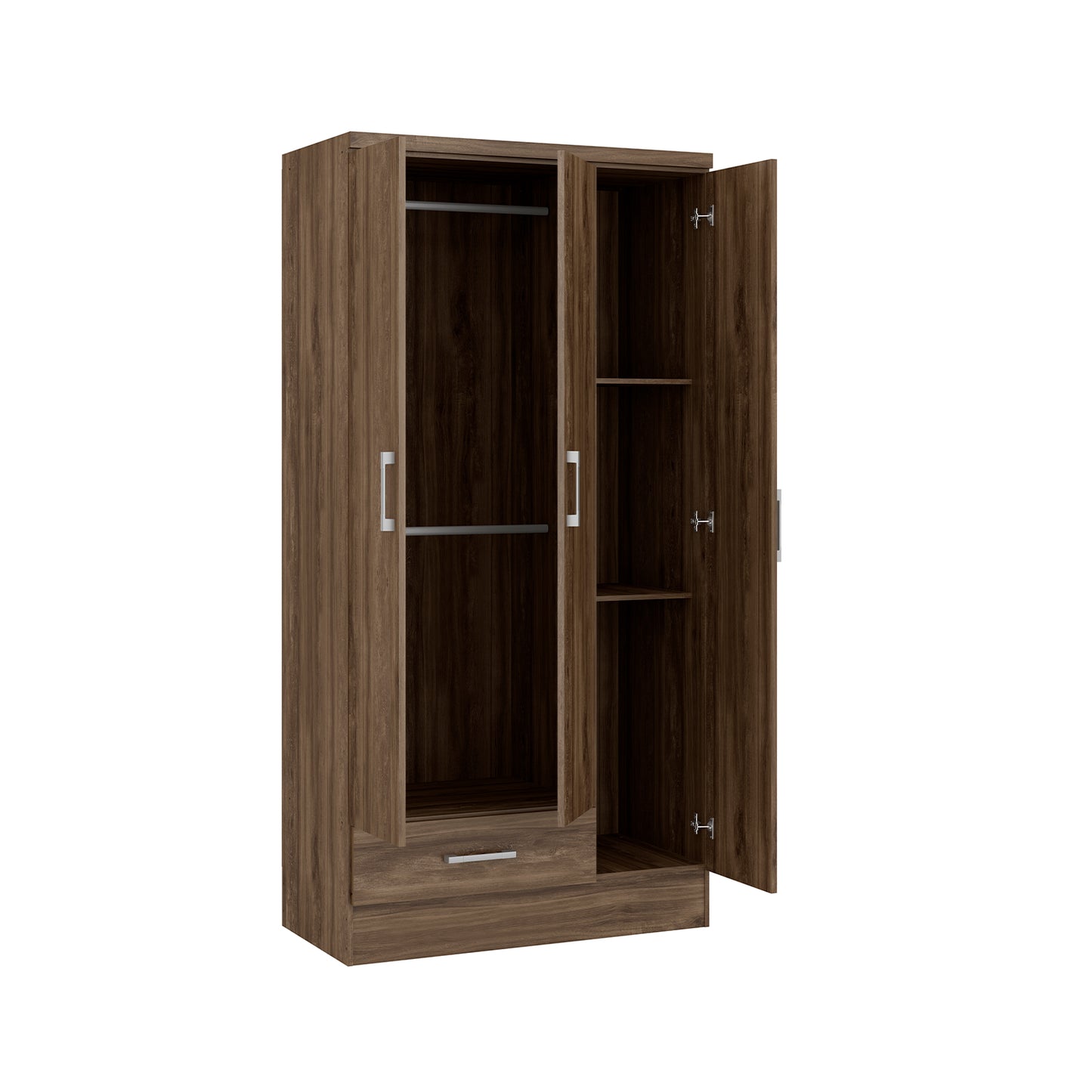 Clóset 3 Puertas 1 Cajón Classic Legno