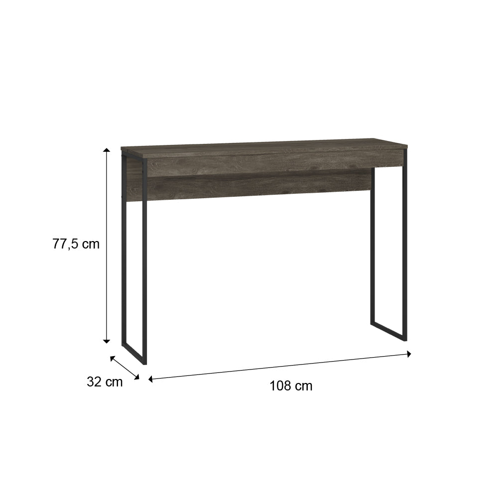 Aparador Arrimo Joy Legno Negro Mate