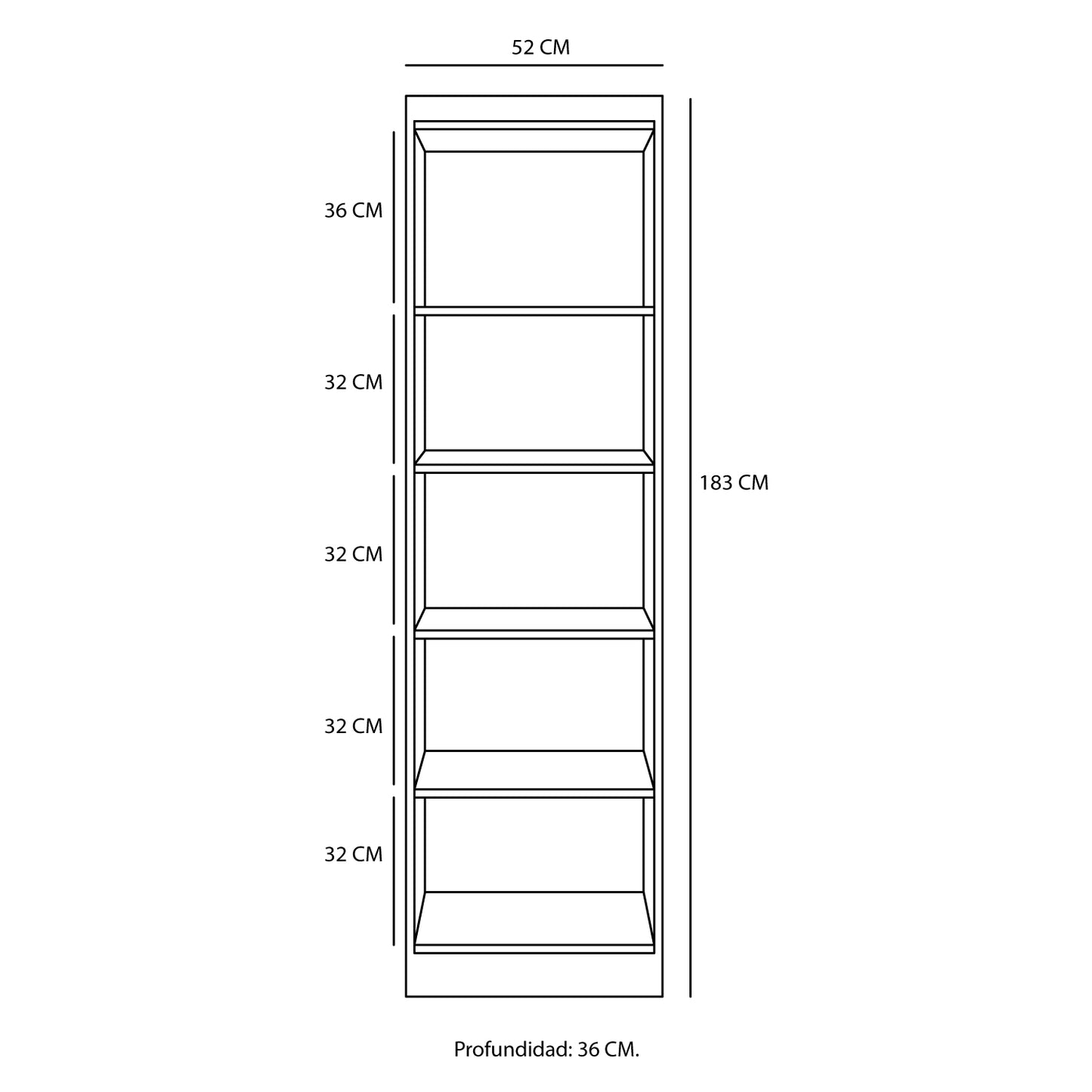 Estante Multiuso 2 Puertas Ibiza Blanco