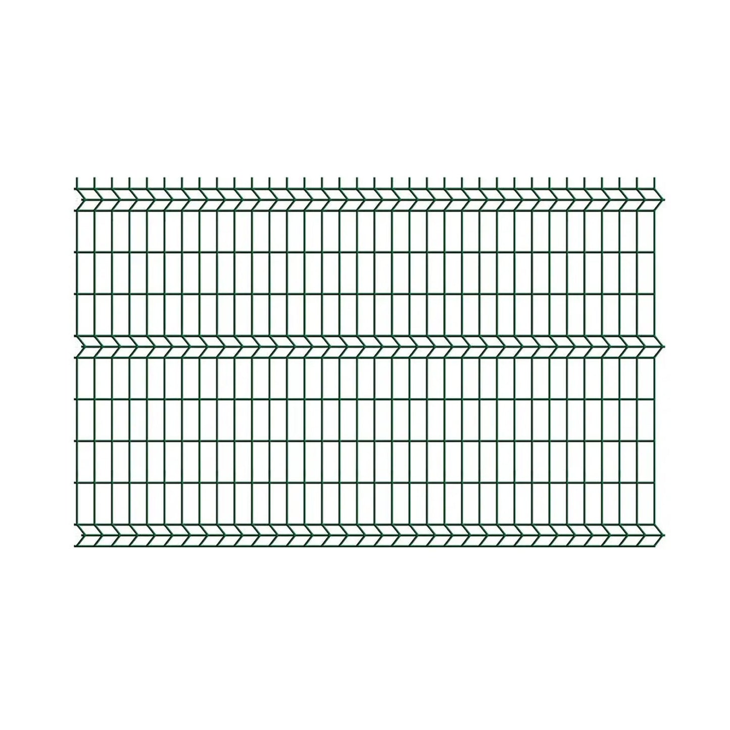 Pack Reja Tipo Acmafor 3d Verde 2,50 X 1,83 Mts + Poste Con Brazo 2,40 Mts