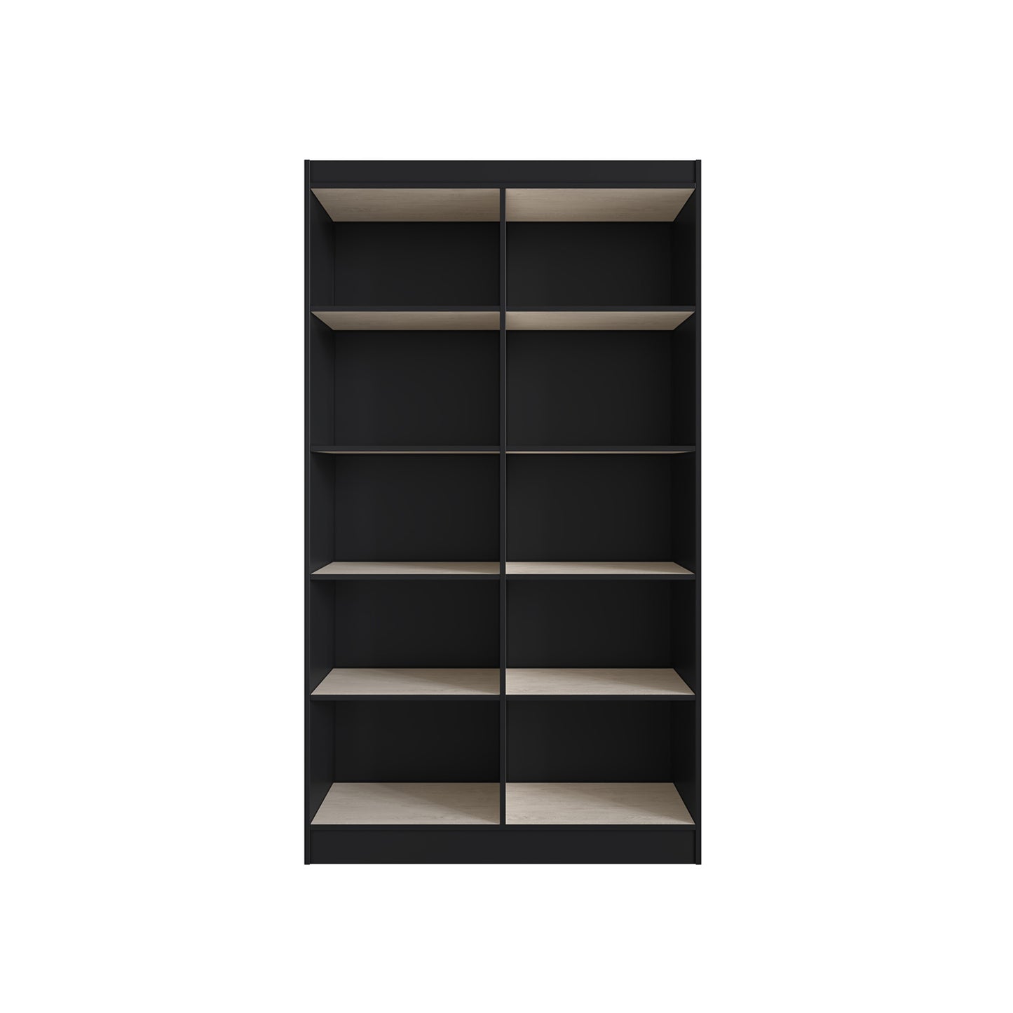 Estante Multiuso 4 Puertas Dueto Negro