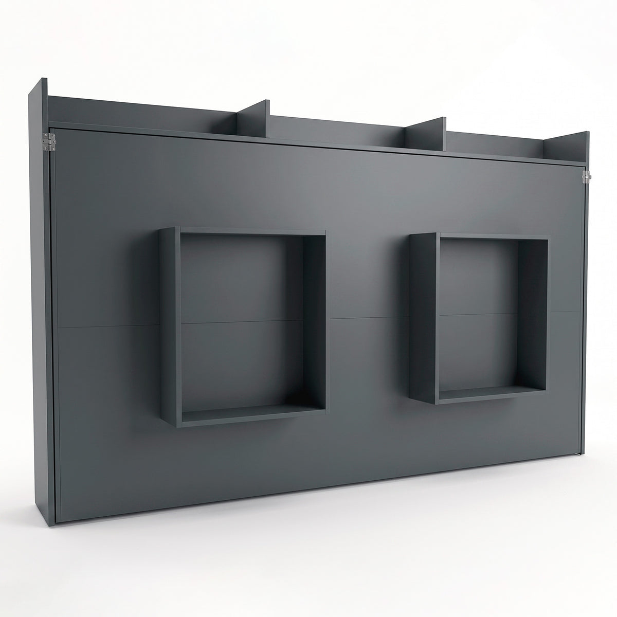 Cama Plegable Horizontal 1,5 Pza Hoga Dubái Grafito
