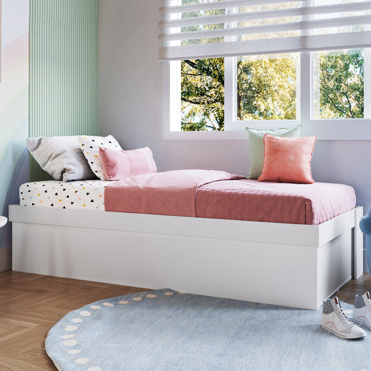 Cama Baúl 1 Plaza Estambul Blanco