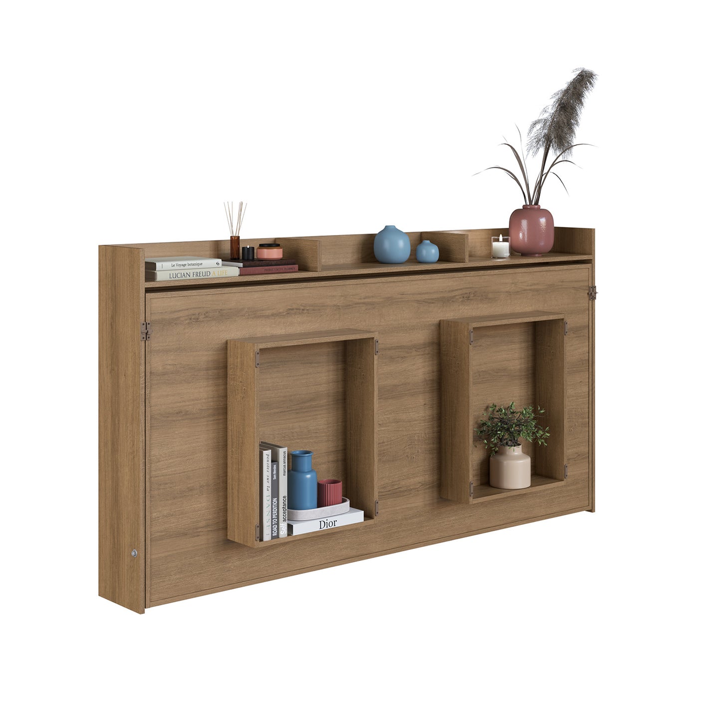 Cama Plegable Horizontal 1,5 Pza Hoga Hanover Miel