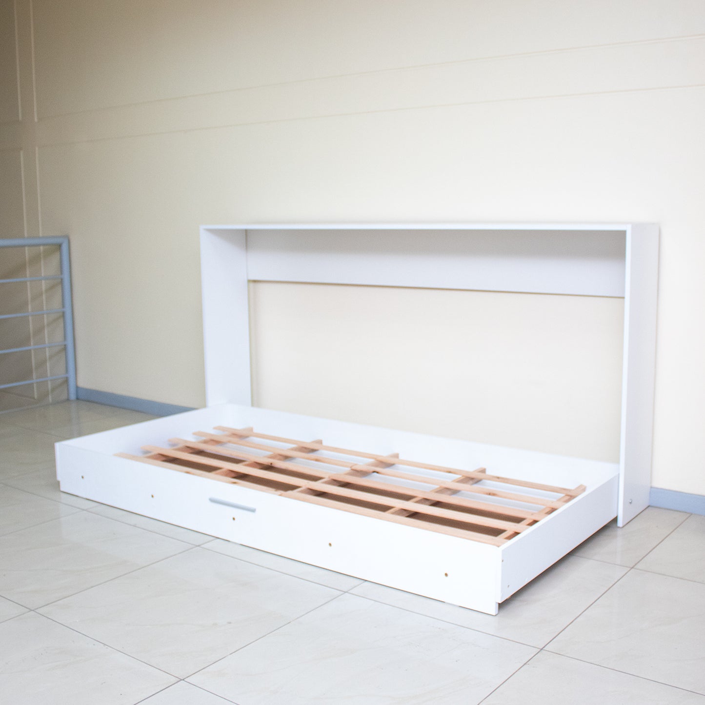 Cama Plegable Horizontal 1 Plaza América Blanco