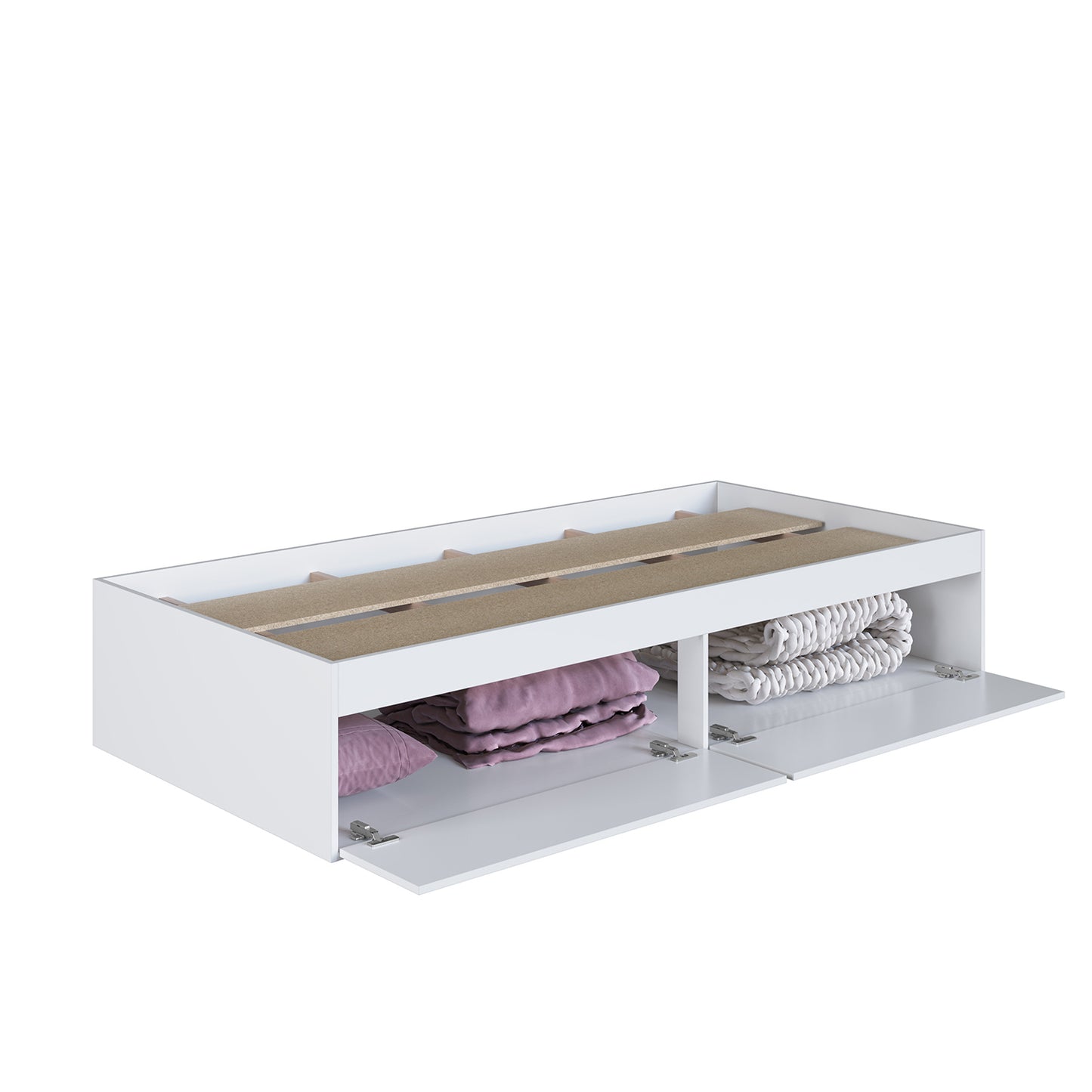 Cama Boxet con 2 Puertas 1 Pza Hoga Tokio Blanco