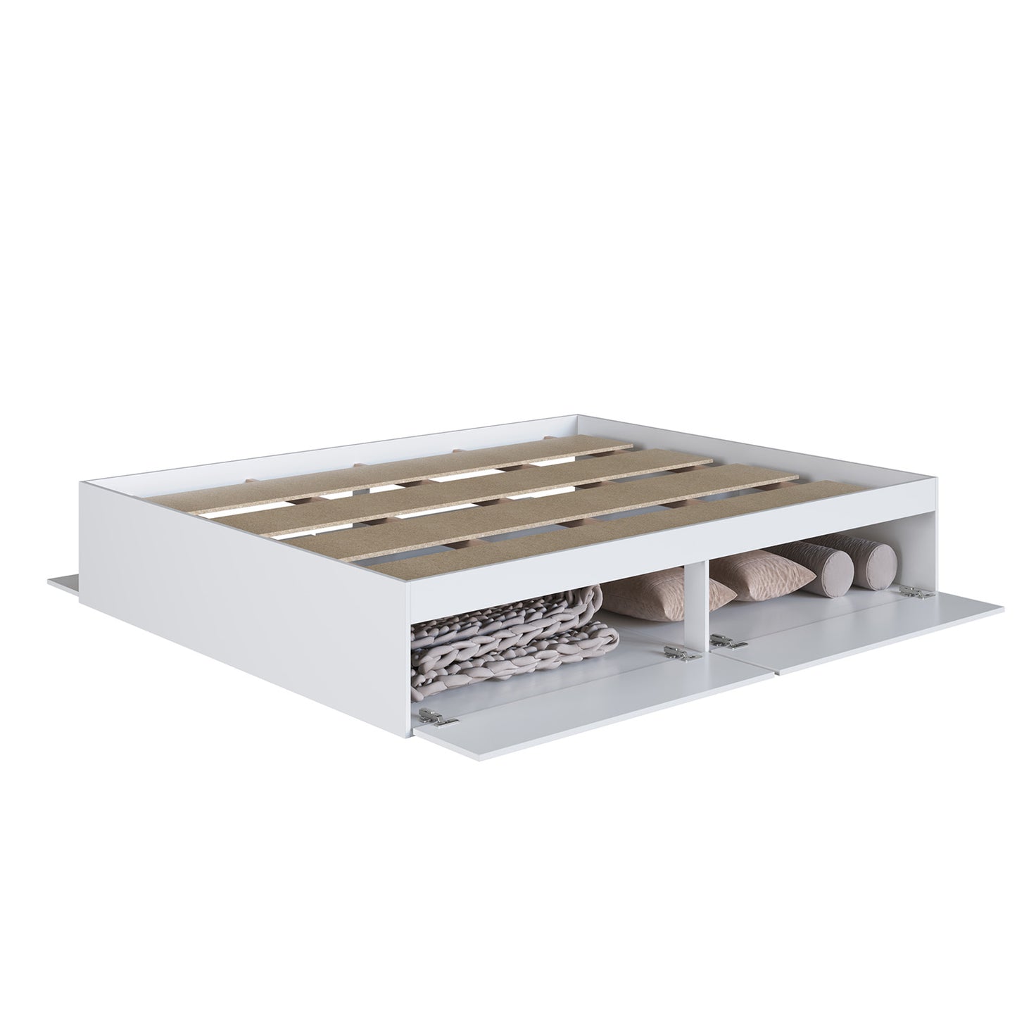 Cama Boxet con 4 Puertas 2 Pzas Hoga Tokio Blanco