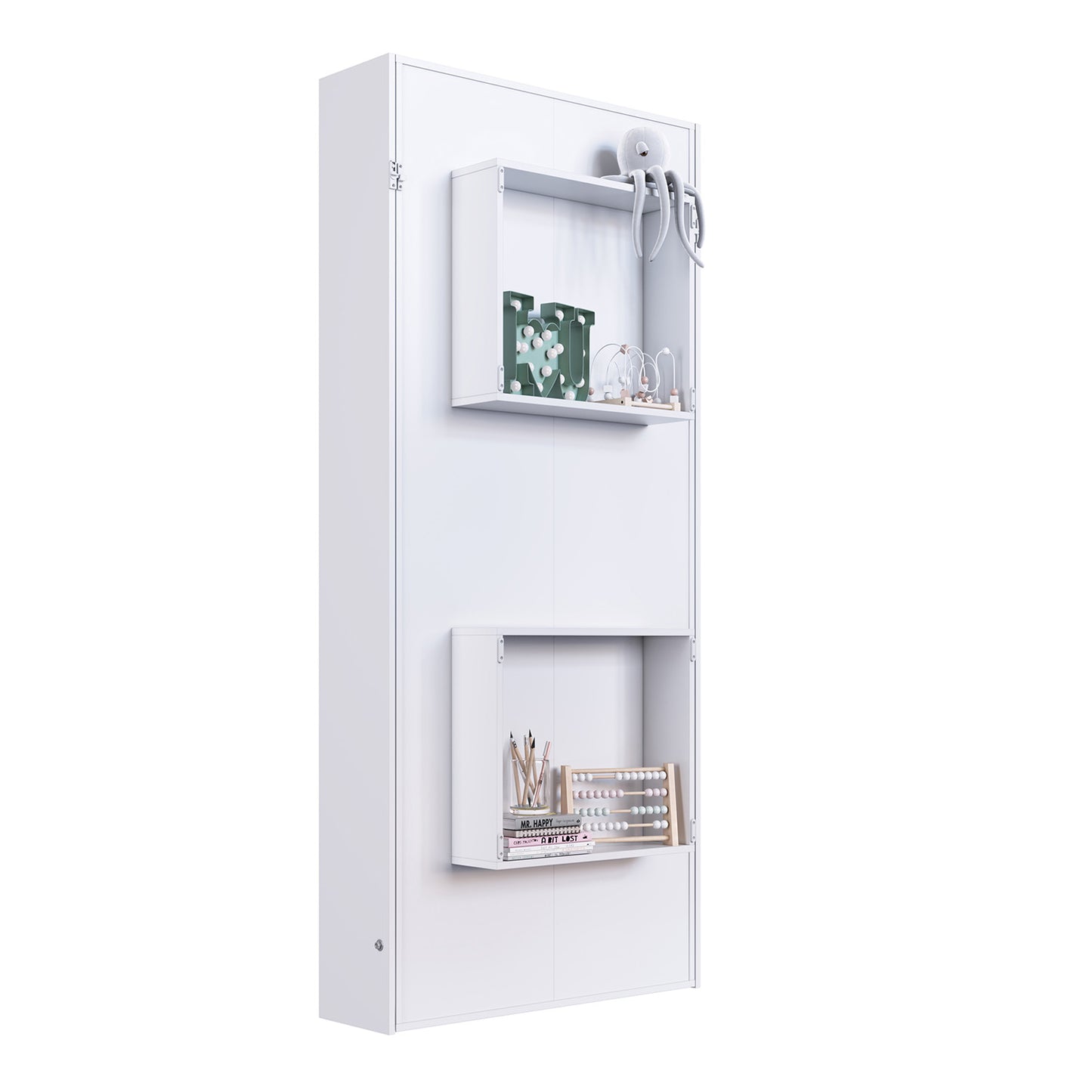 Cama Plegable Vertical 1,5 Pzas Hoga Vancouver Blanco
