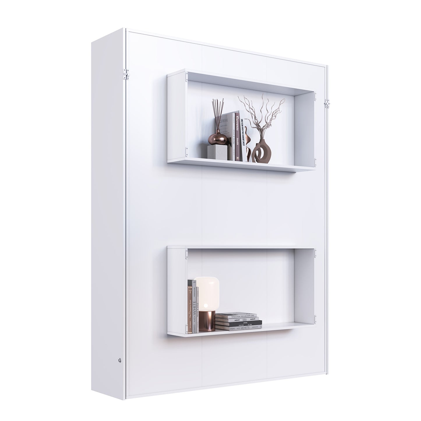 Cama Plegable Vertical 2 Pzas Hoga Vancouver Blanco