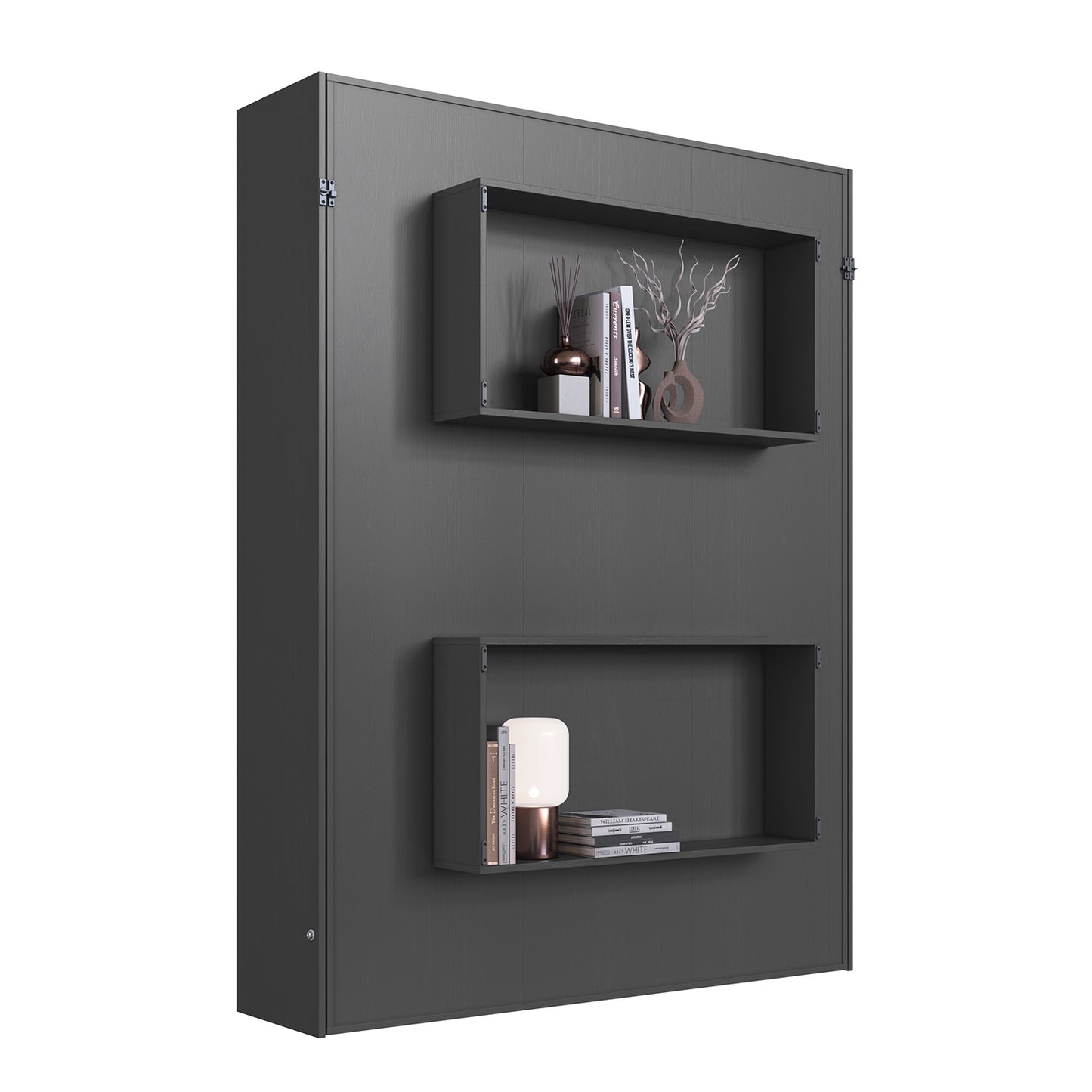 Cama Plegable Vertical 2 Pzas Hoga Vancouver Gris