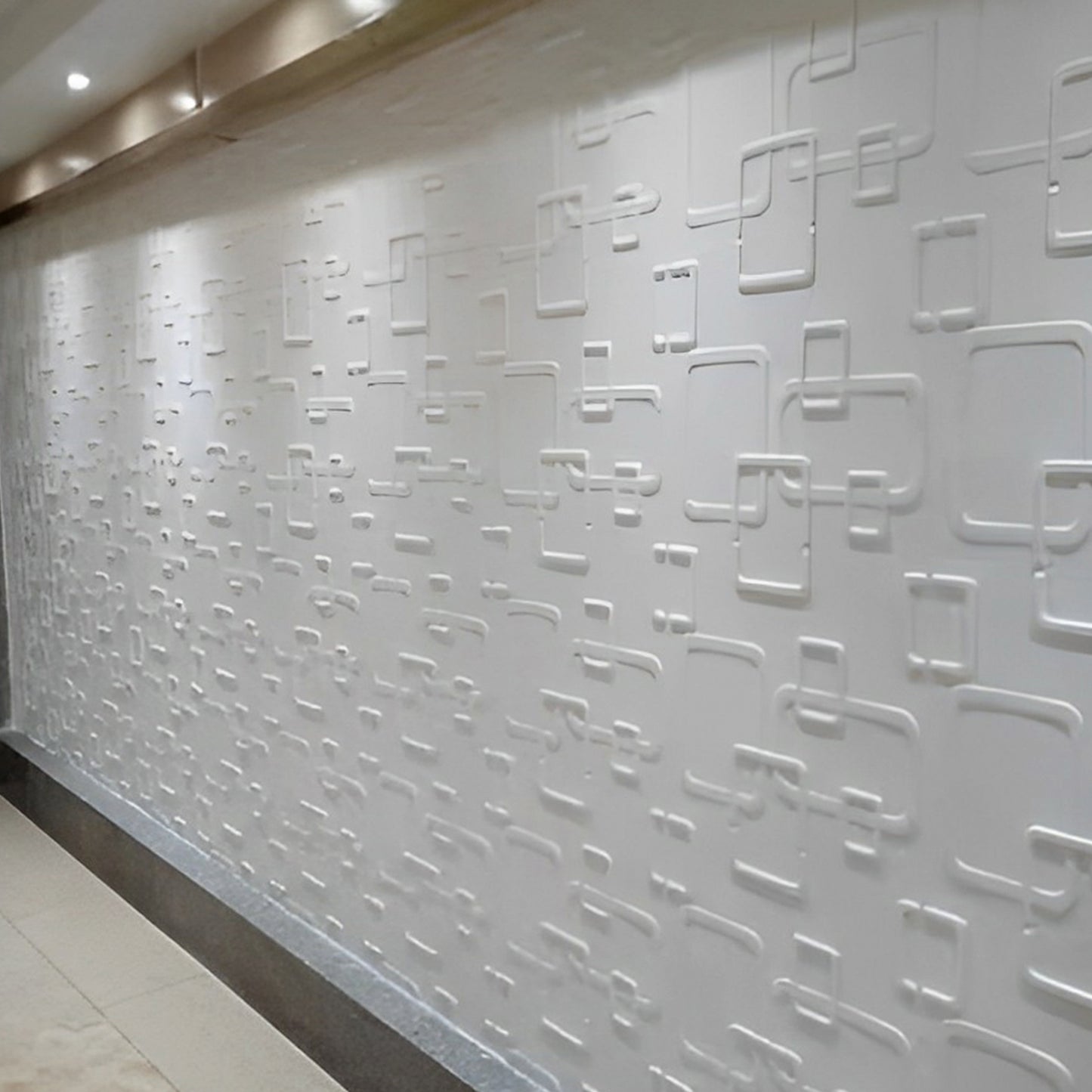 Pack 16 Unidades Panel Decorativo Aro Pared 3D PVC