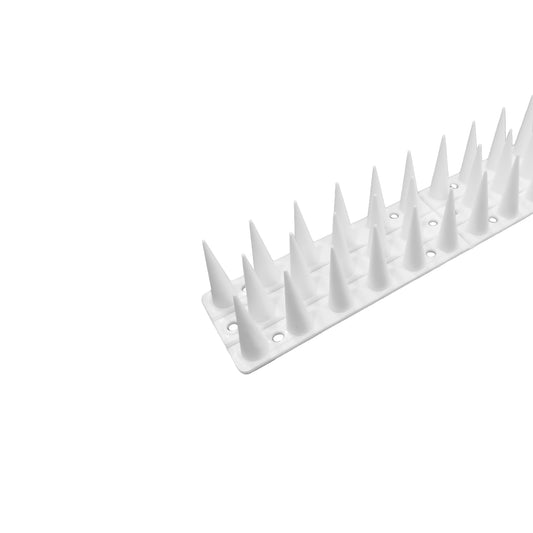 Puntas Plásticas Espanta Palomas Largo 45 Cm Caja 12 Unidades Blanco