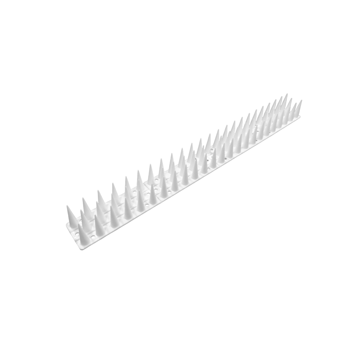 Puntas Plásticas Espanta Palomas Largo 45 Cm Caja 12 Unidades Blanco