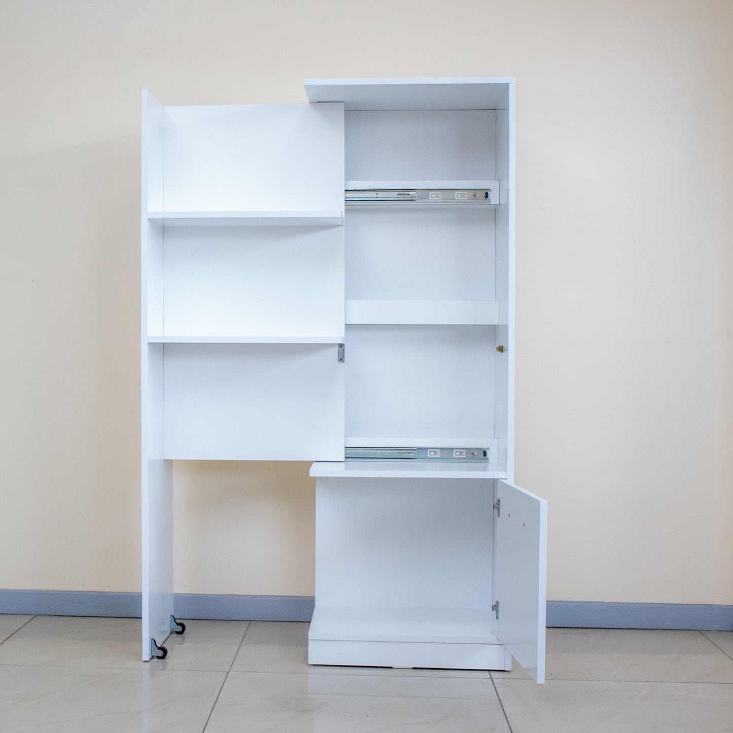 Estante Multiuso Extendible Hoga Lock Blanco