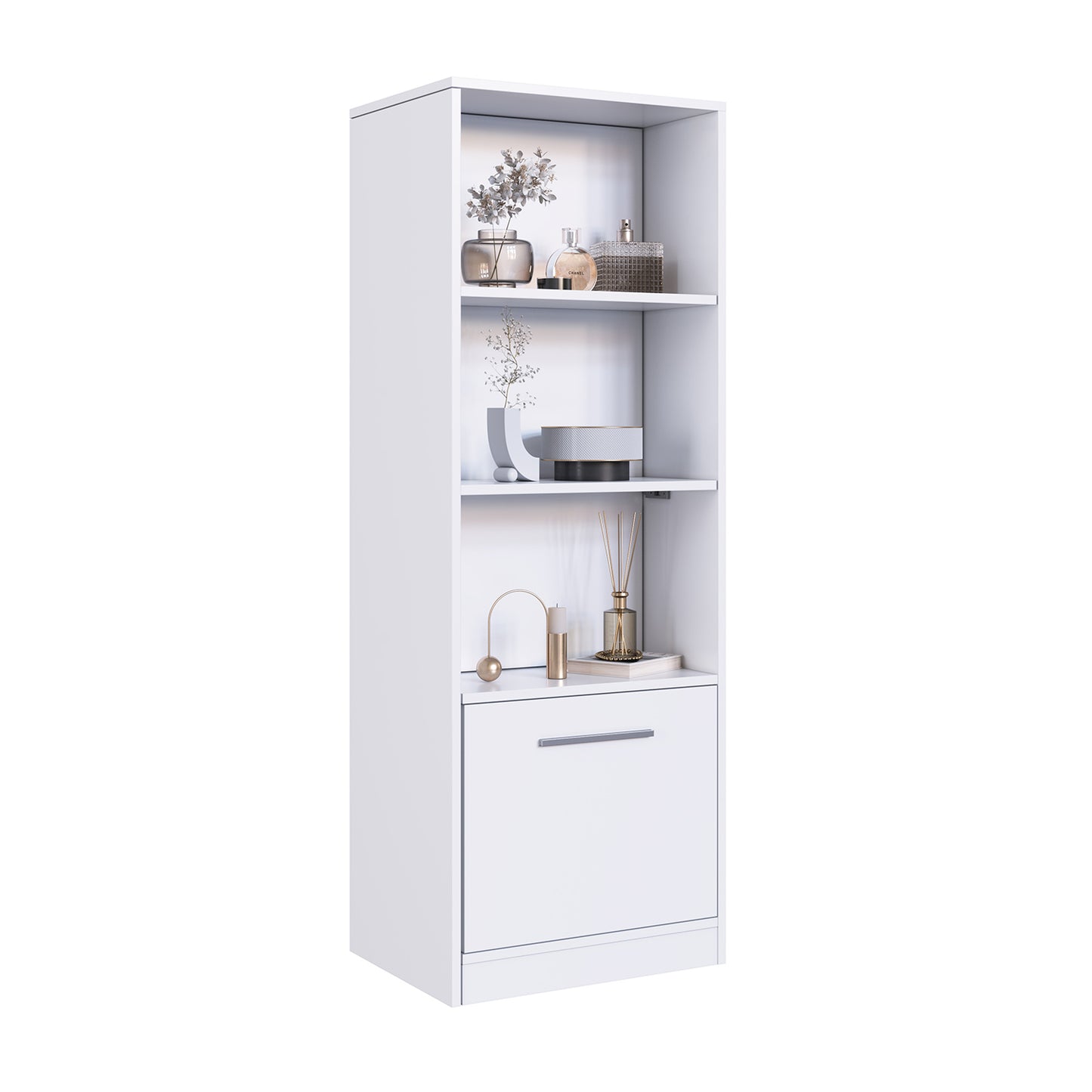 Estante Multiuso Extendible Hoga Lock Blanco