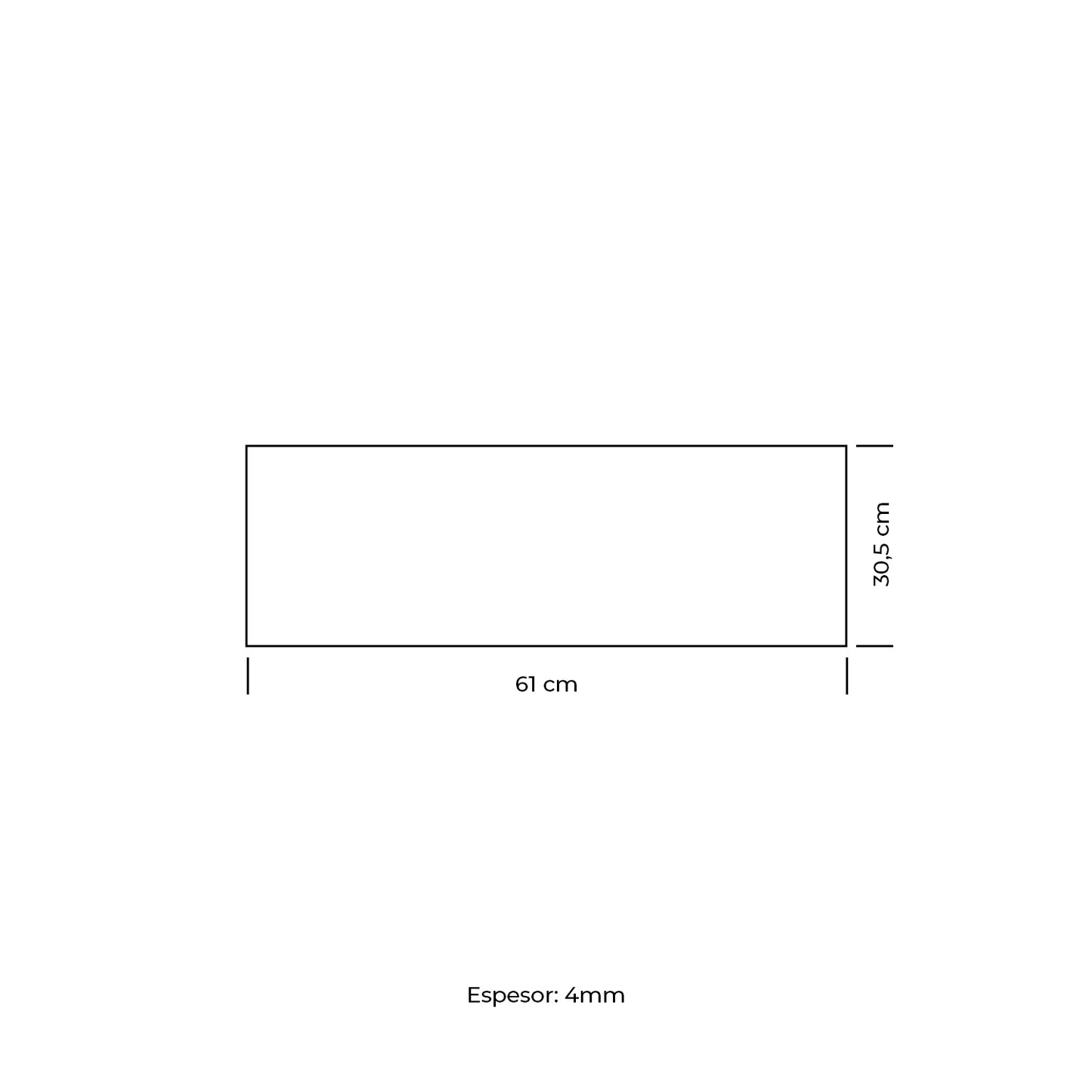 Vinilico Spc Travertino Piso y Muro 30 X 60 cm Blanco Cemento