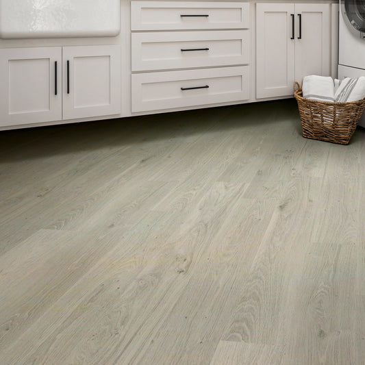 Piso Flotante Vinílico Spc Click 4+1mm Eva 2,23 Mt2 Beige Milan