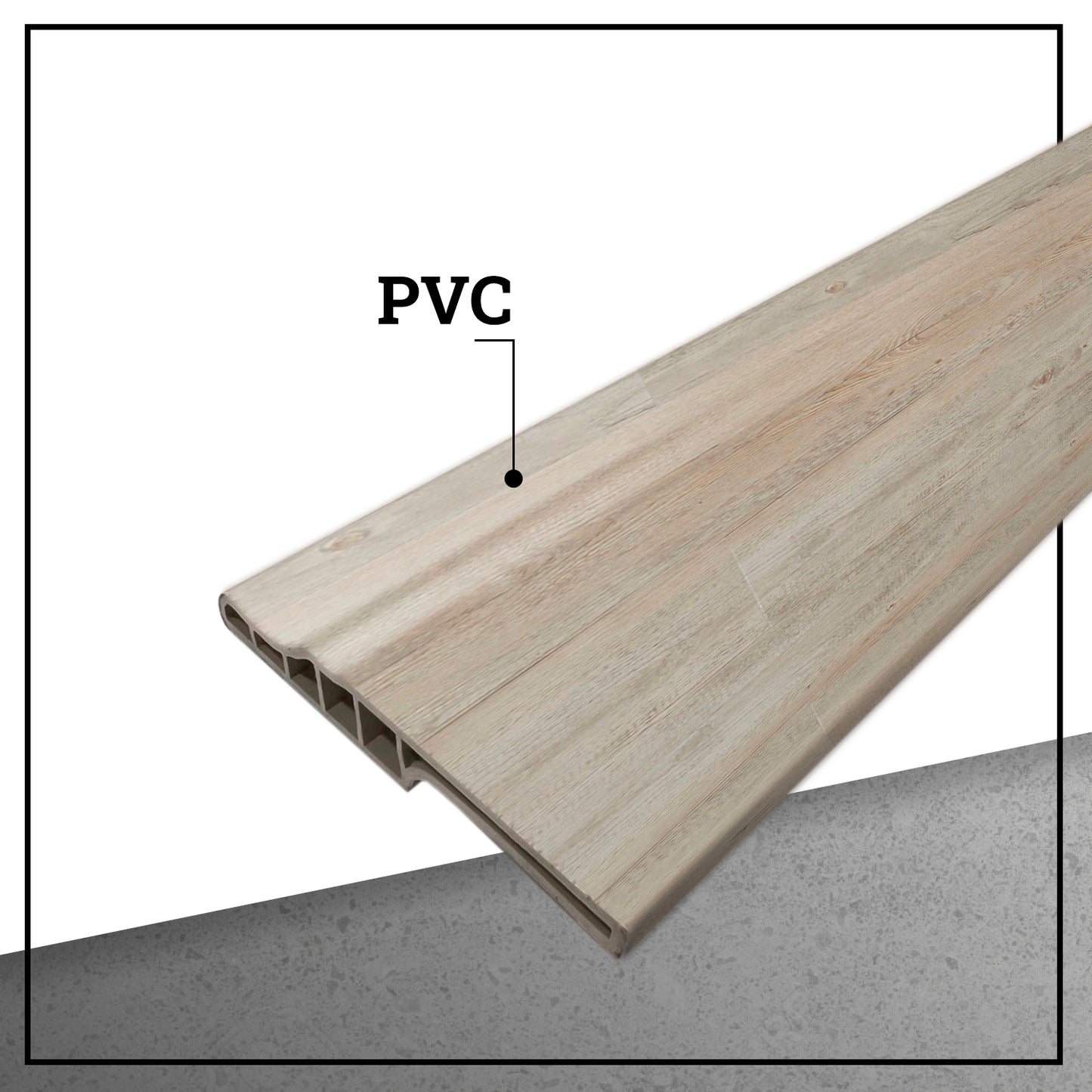 Guardapolvo Pvc Hoga 2Mt x 90mm Beige Mandala