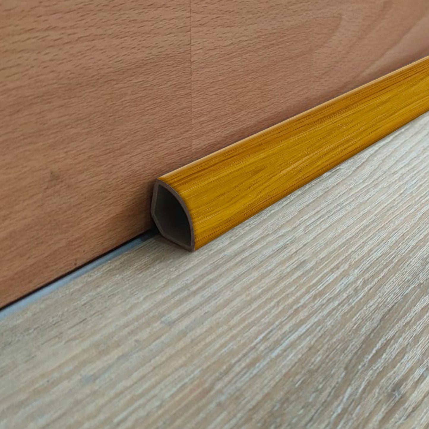 Pack 5 Unidades Cuarto Rodón PVC 2mt x 19mm Haya