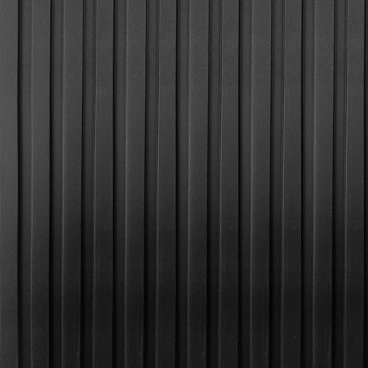 Panel Pvc Revestimiento Muros y Cielos 2,6mt X 15cm X 10mm Negro