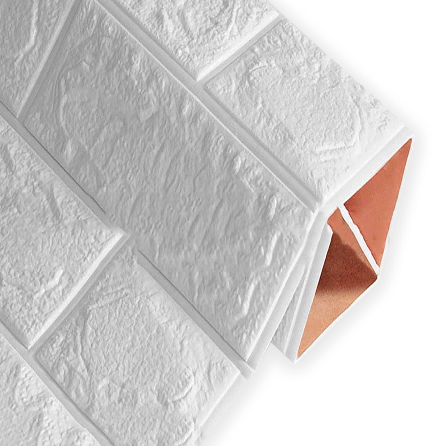 Pack 10 Lámina Ladrillo 70x77cm Autoadhesivo Mural 3D