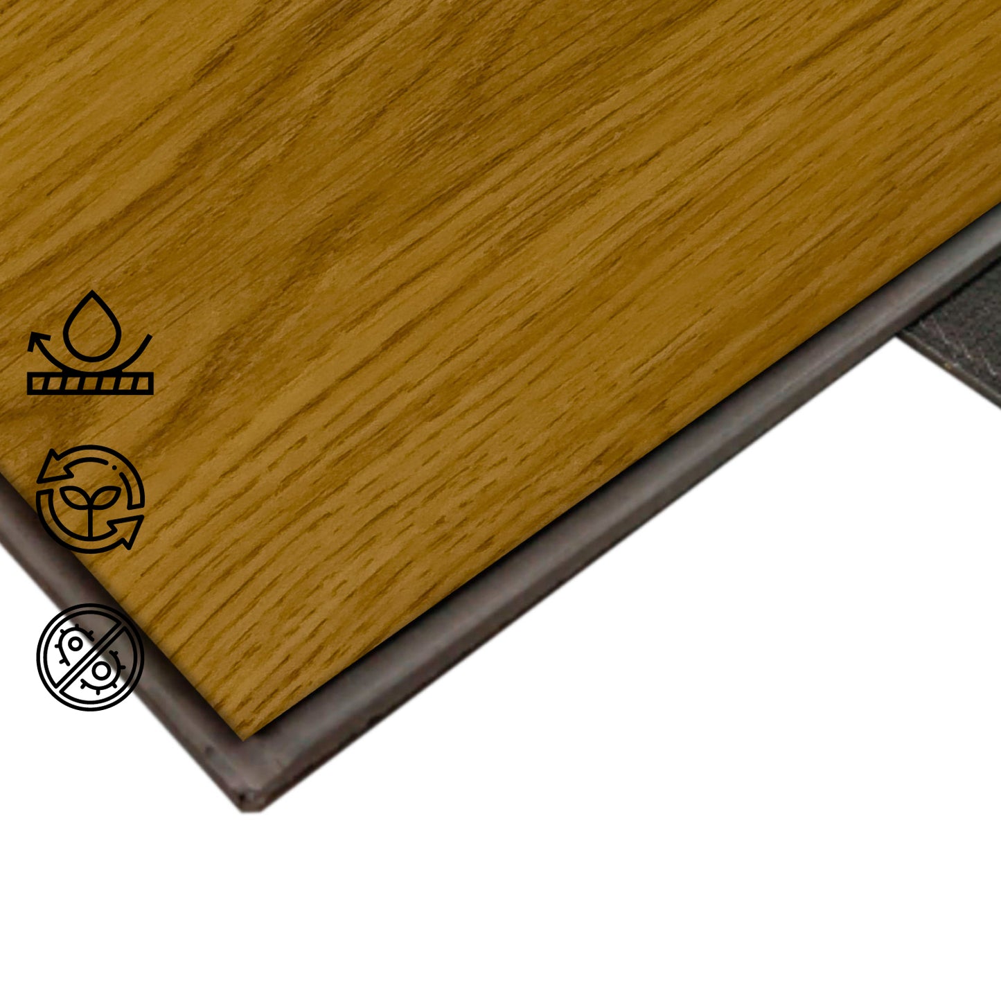 Piso Flotante Vinilico SPC PARQUET Click 5mm 1,56 MT2 Haya