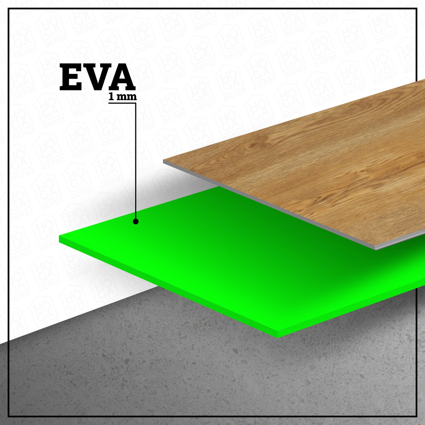 Piso Flotante Vinílico Spc Click 5mm 1,56Mt2 (Parquet A+B) Tabaco