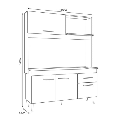 Mueble de Cocina Sara Blanco