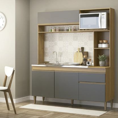 Mueble de Cocina Bella Negro Castaño