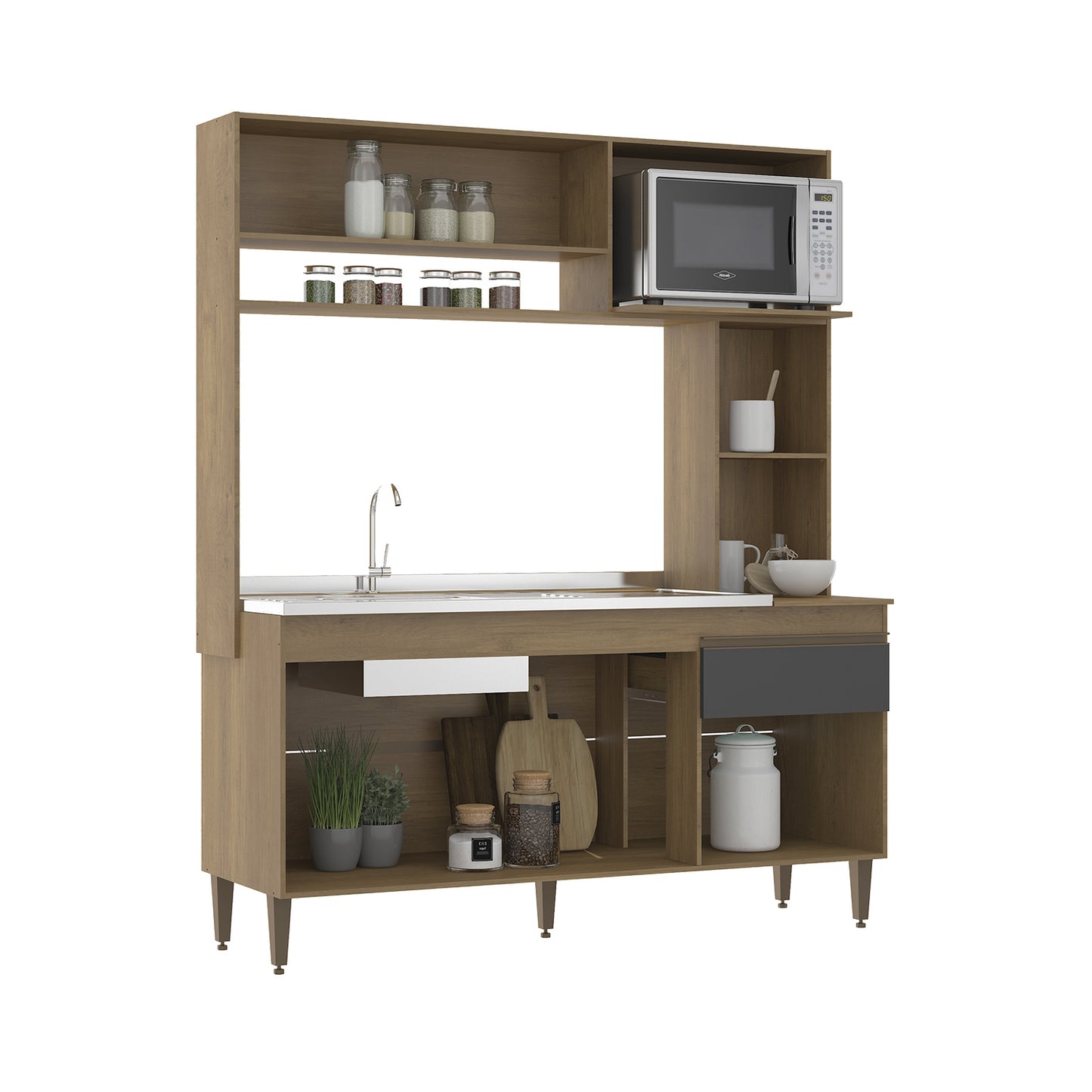 Mueble de Cocina Bella Negro Castaño