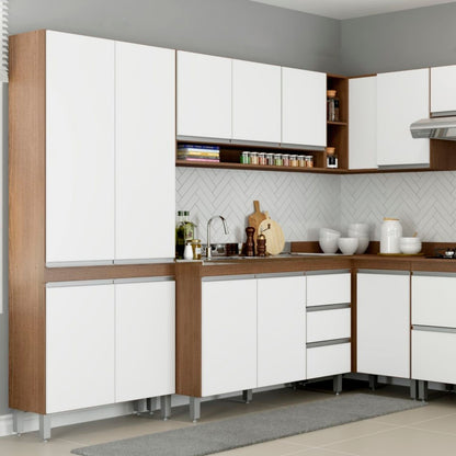 Mueble de Cocina Estante Organizador Sabrina Avellana Blanco Tx