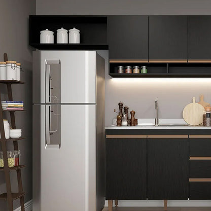 Mueble de Cocina Aéreo 80cm Sabrina Negro