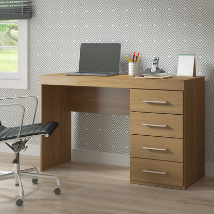 Escritorio Tek 4 Cajones Marrón Claro