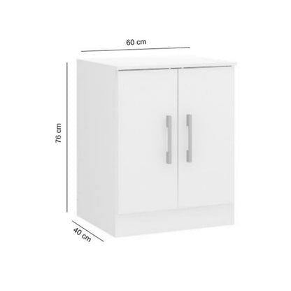 Estante 2 Puertas Ibiza Marrón Claro