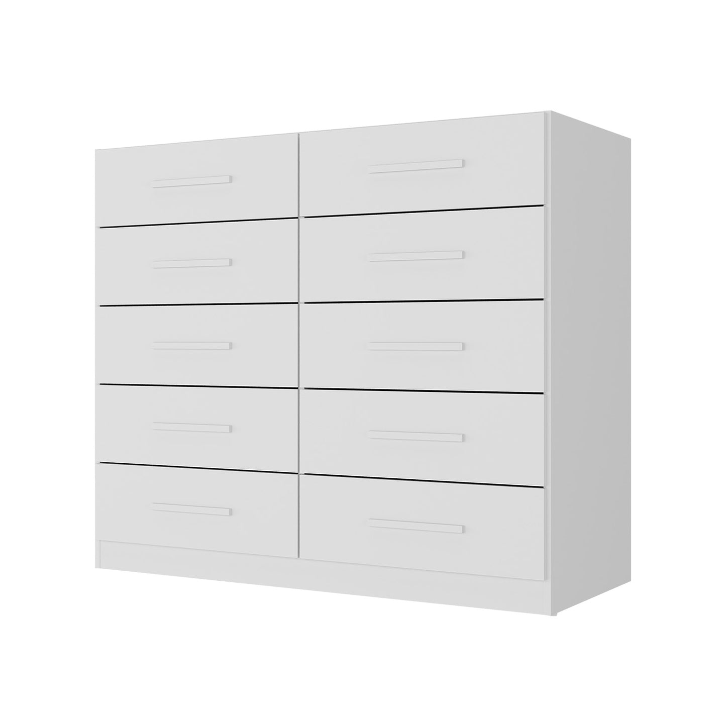 Cómoda 10 Cajones Hoga SP Torres Blanco