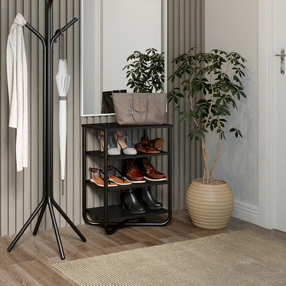 Estante Zapatero Connect Negro Mate