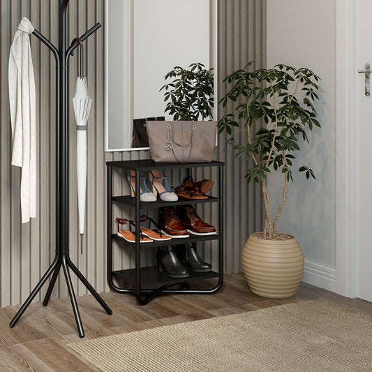 Estante Zapatero Connect Negro Mate