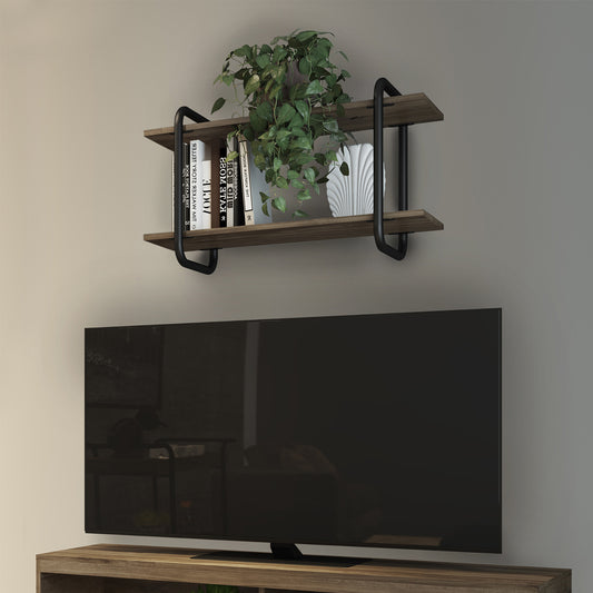 Repisa Connect Legno Negro Mate