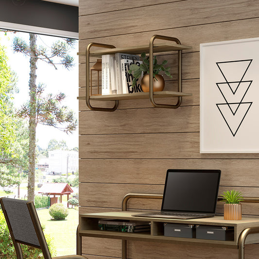 Repisa Connect Noce Oro Envejecido