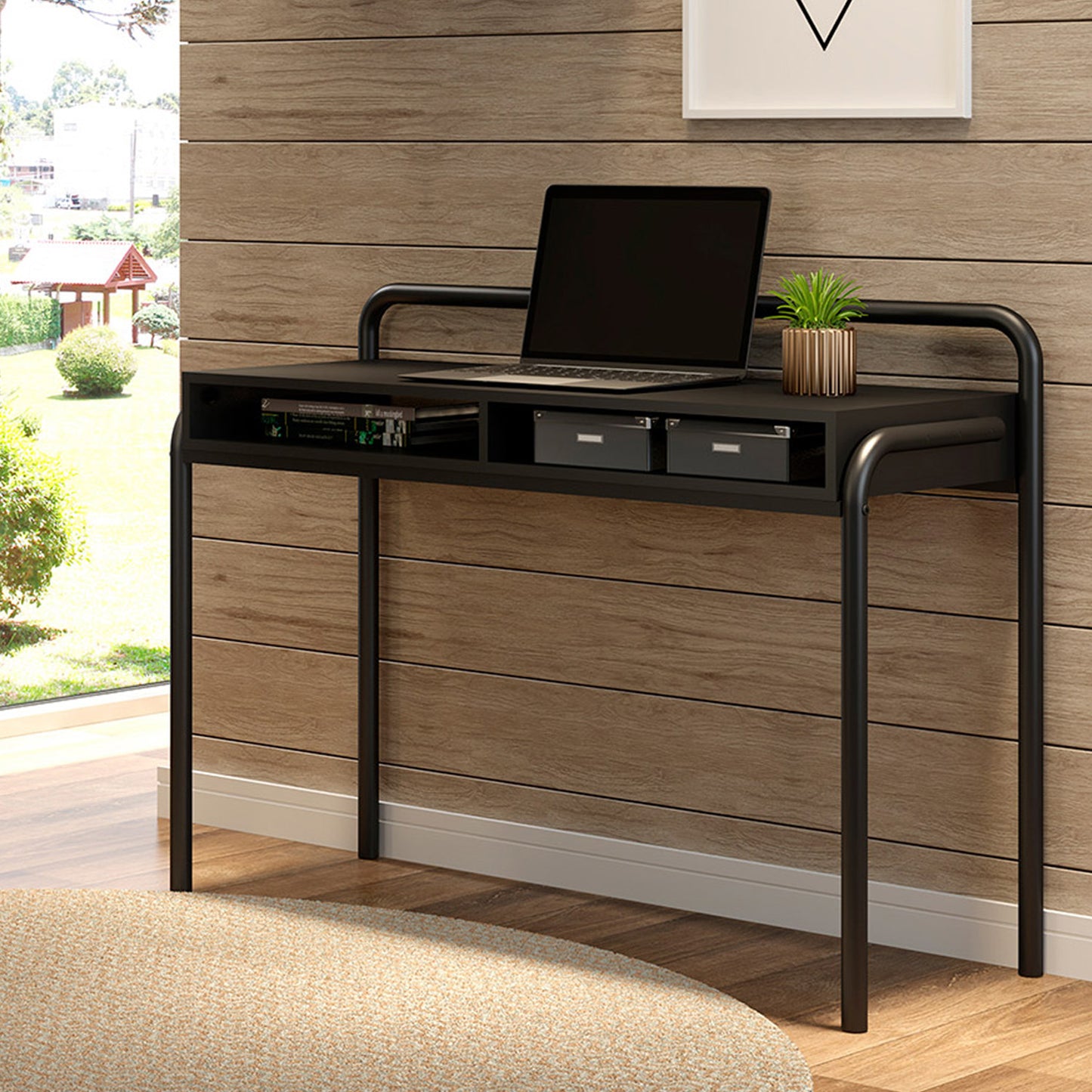 Escritorio Connect Negro Mate