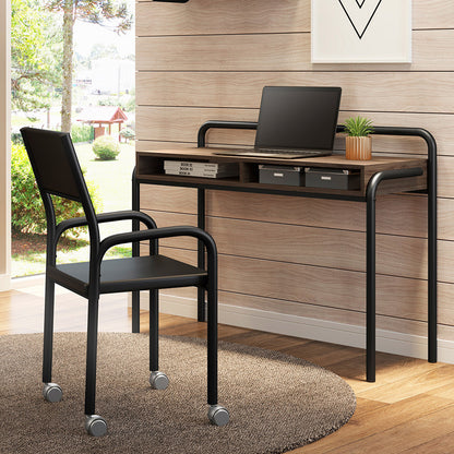 Escritorio Connect Legno Negro Mate