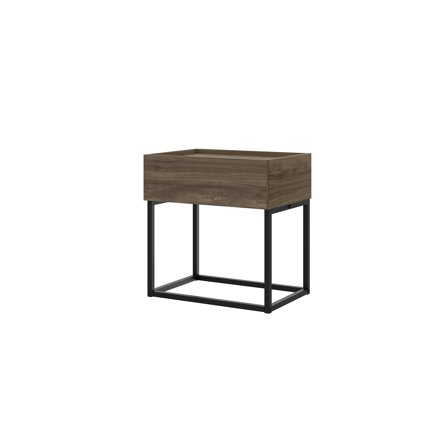 Velador Home Design Legno Negro Mate