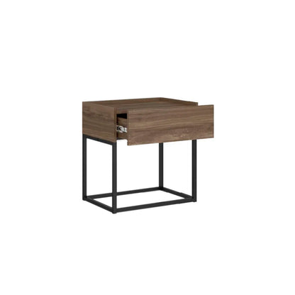 Velador Home Design Legno Negro Mate