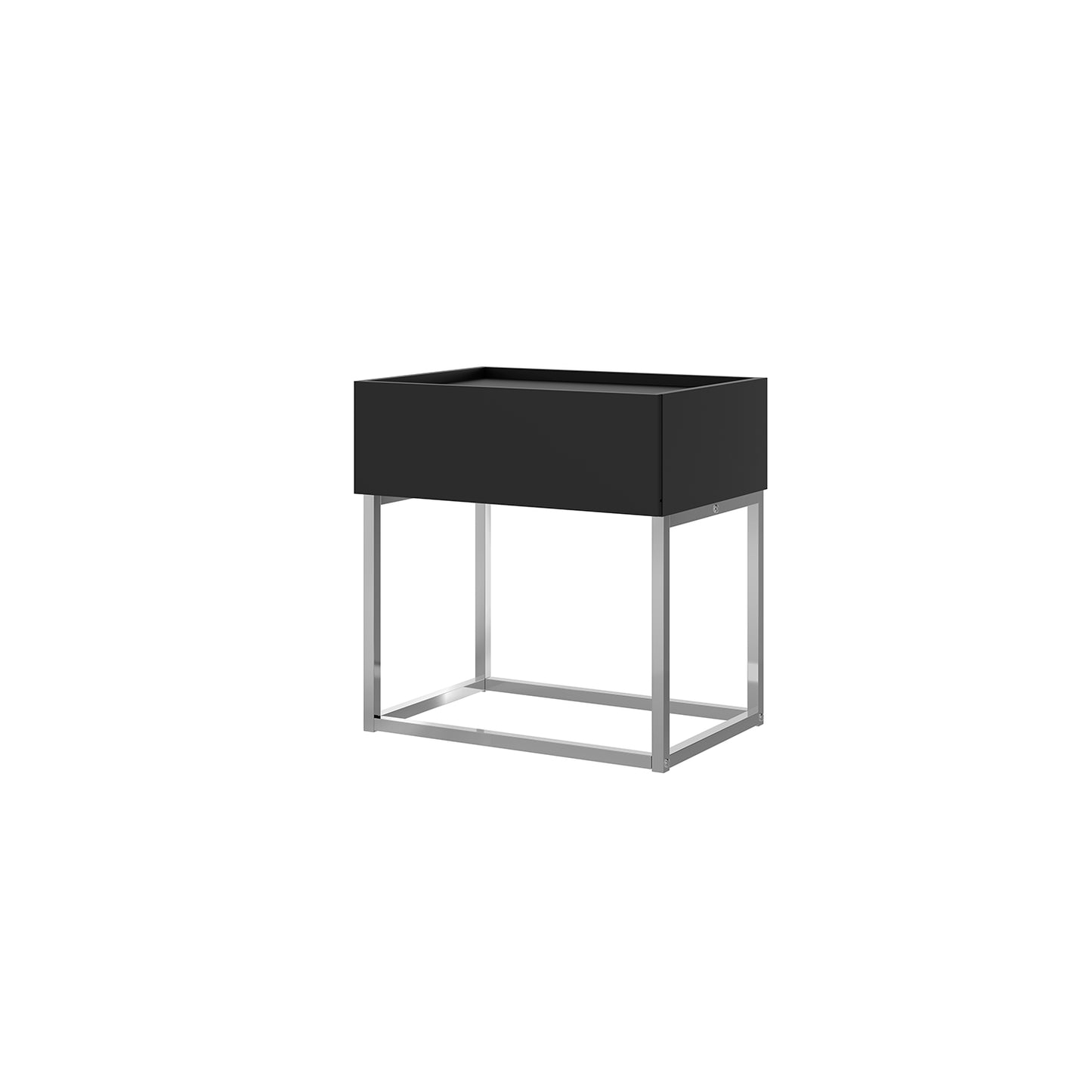 Velador Home Design Negro Cromado