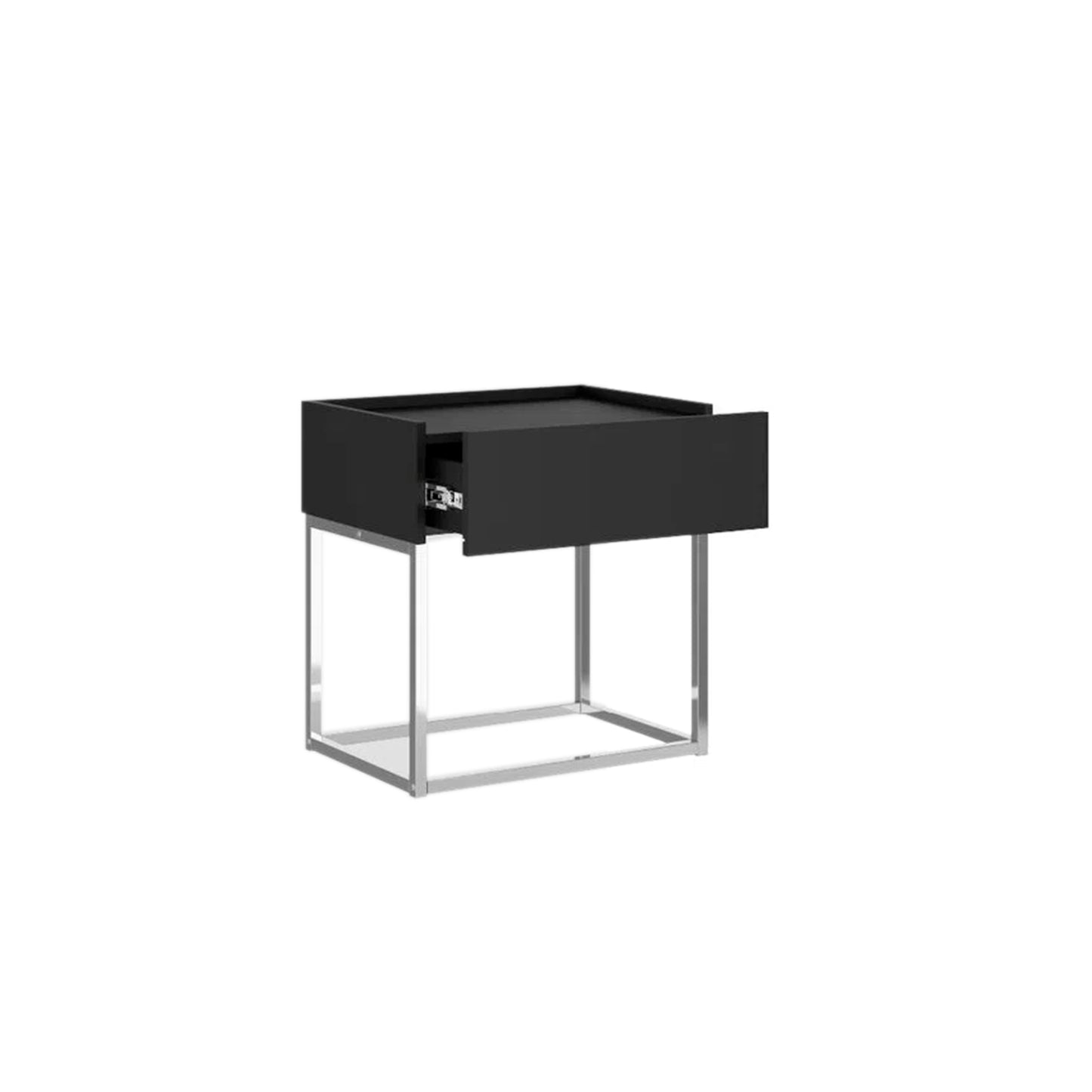 Velador Home Design Negro Cromado