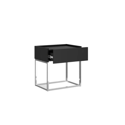 Velador Home Design Negro Cromado