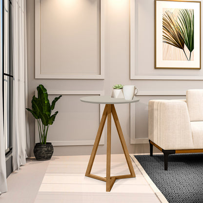 Mesa Lateral Hoga Classic Blanco Invierno Natural