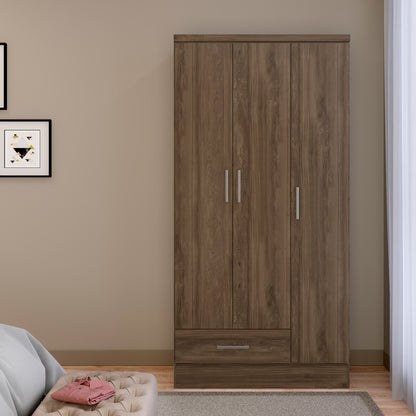 Clóset 3 Puertas 1 Cajón Classic Legno