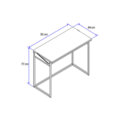 Mesa Extensible + 2 Taburetes Home Design Negro Mate